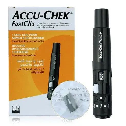 羅氏Accu-Chek Fastclix Lancing Device 採血筆 1支(不帶採血針 不帶試紙) 平行進口