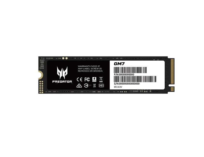 Acer Predator GM7 PCIe 4.0 M.2 SSD 2TB HD-AGM72T 香港行貨 5年保養