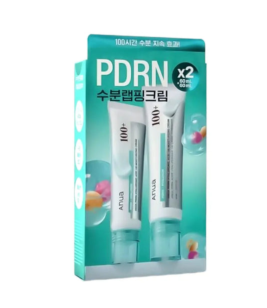 韓國 Anua PDRN Hyaluronic Acid 100+ Moisturizing Cream 三文魚PDRN透明質酸保濕面霜 60ml 兩支裝 2029年2月19日到期 平行進口