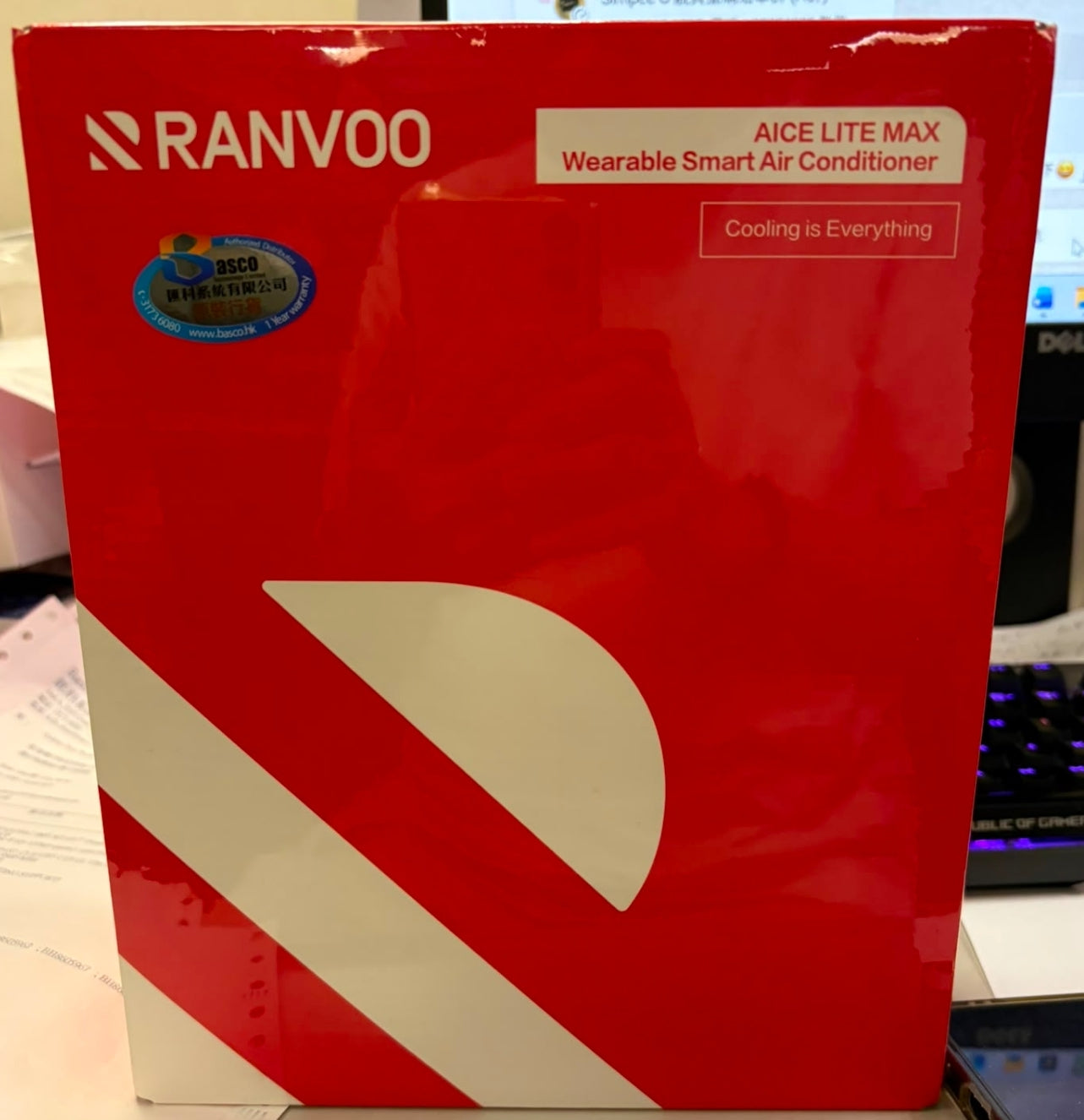 RANVOO AICE Lite Max 2026 年版 智能掛頸冷暖風扇 白色 香港行貨 1年本地保養