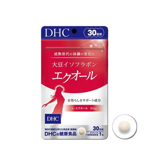 平行進口 日本 DHC 大豆異黃酮精華 PLUS 30粒 (30日份) 2027年8月31日到期  平行進口