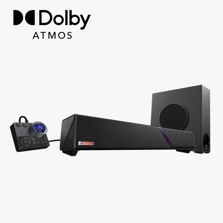 ROG Gjallar 旗艦電競 Soundbar Dolby Atmos 支緩 2.1.2 環繞聲 香港行貨 1年本地保養