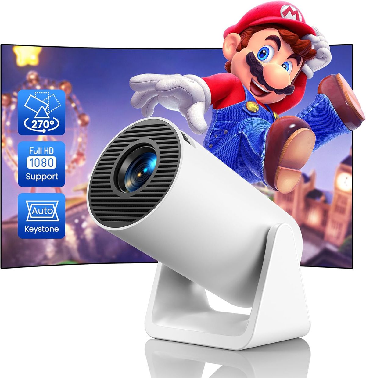 Yaber 超迷你雲台投影機 Mini Projector C450 香港行貨