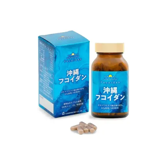 日本金秀生物株式會社 - 沖繩褐藻糖膠 Okinawa Fucoidan 42g 一盒180粒  2029年1月31日到期 平行進口