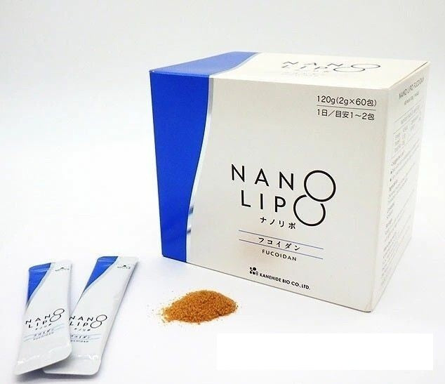 日本金秀 Bio 正貨 沖繩褐藻糖膠 新版沖繩納米褐藻素 Nano Lipo Fucoidan Nano Fucoidan 120 克 (2克 X 60 包) 此日期前最佳: 2029年2月8日 平行進口