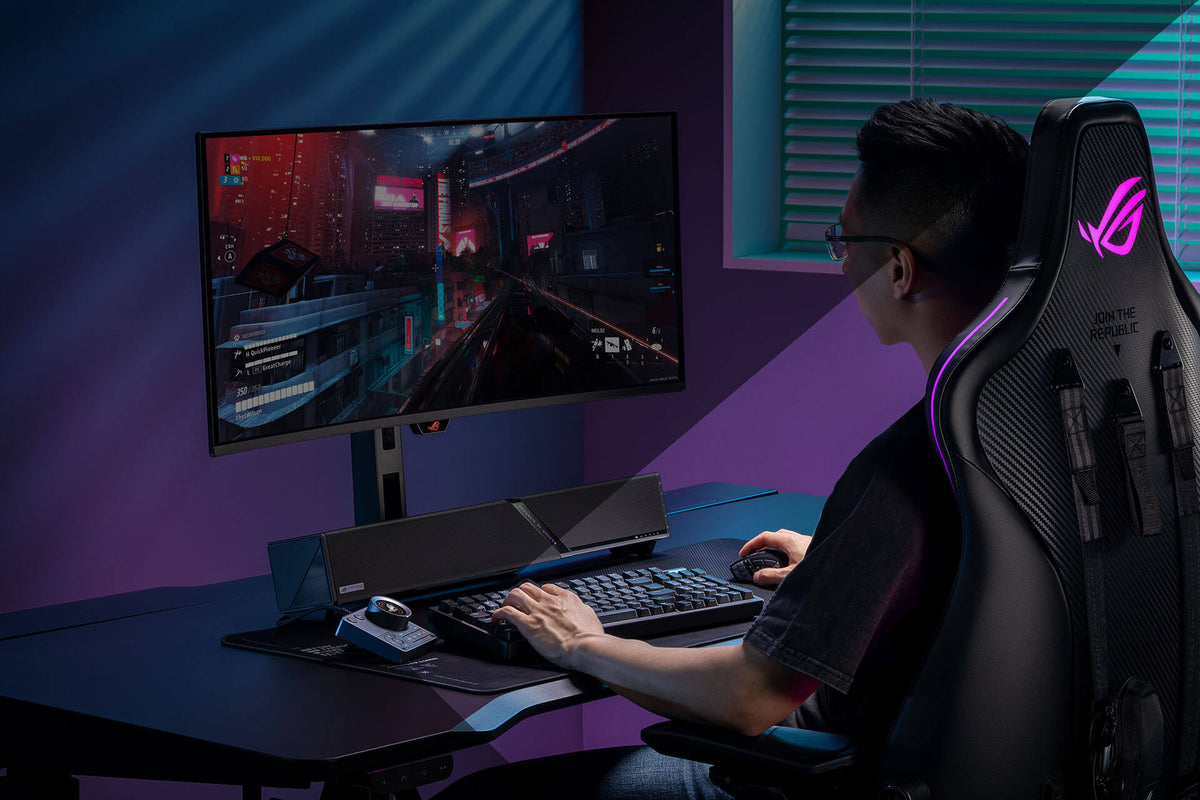 ROG Gjallar 旗艦電競 Soundbar Dolby Atmos 支緩 2.1.2 環繞聲 香港行貨 1年本地保養